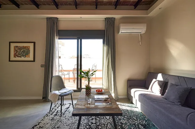 1 Bedroom, Apartment, Terrace, Attic، Ainb Eixample Miro Apartments 1/1