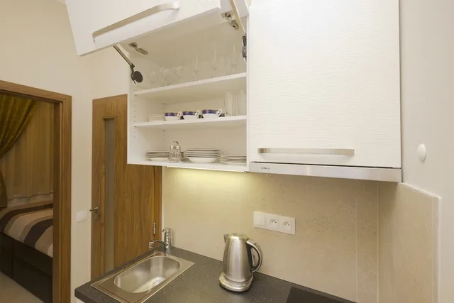شقة ديلوكس بسريرين كوين بغرفتي نوم في الطابق الأرضي، Apartment Karla Capka Street 5/5