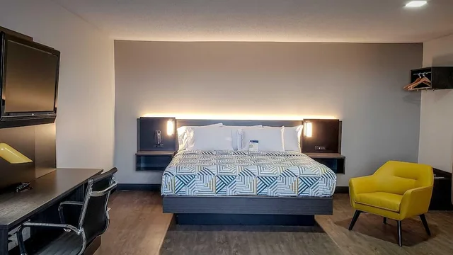 غرفة ديلوكس بسرير كوين لذوي الإعاقة، Motel6 Kewanee, IL 3/10