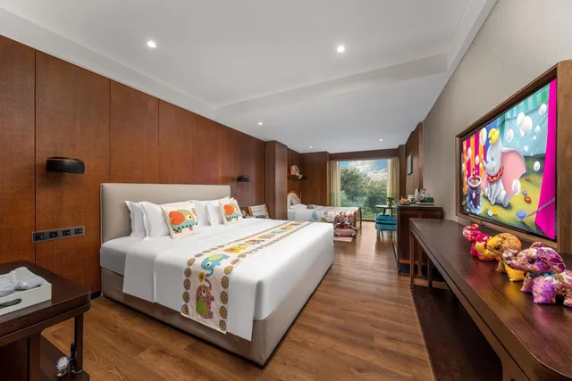 غرفة عائلية بسرير بطابقين وسرير كوين، Jolie Vue Boutique Guilin 1/1