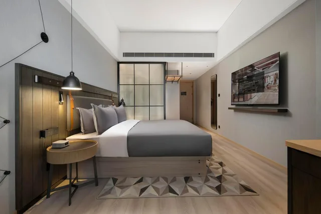غرفة مريحة بسرير كوين، Guangzhou Zengcheng Tongpai Hotel (Xintang High-Speed Railway Station Branch) 1/1