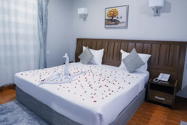 جناح ديلوكس بسرير كينج، المواسم الأربعة للأجنحة الفندقية(Al-Mawasem Al-Arbaa Serviced apartments) 4/9