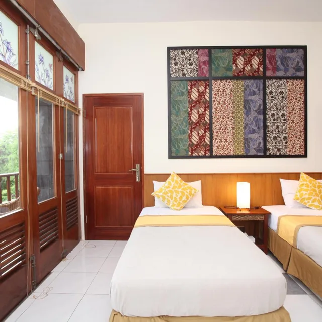 غرفة ديلوكس بسرير مزدوج أو سريرين منفصلين، Sanur Seaview Hotel 4/10