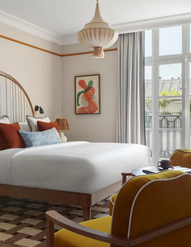 غرفة ديلوكس بسرير كوين، Miiro Le Grand Hôtel Cayre 2/4
