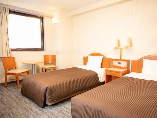 Room, Twin Beds, Smoking, Numazu Grand Hotel 2/7