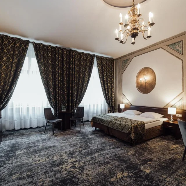 غرفة ديلوكس بسرير مزدوج أو سريرين منفصلين، Rezydent Hotel 3/5