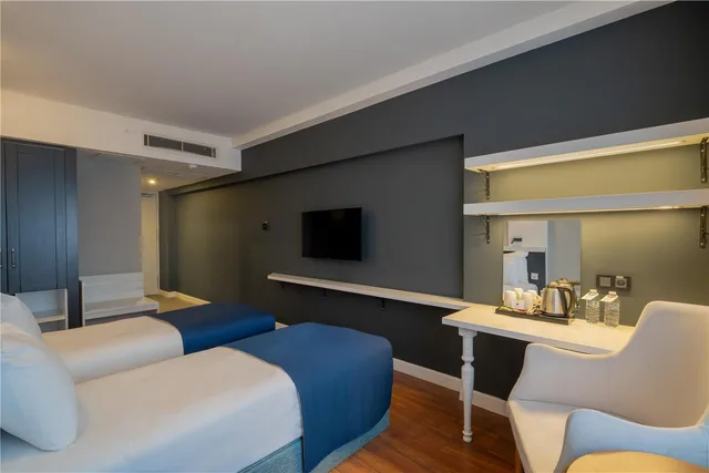 غرفة قياسية بسريرين منفصلين بإطلالة على المدينة، Best Western Izmir Hotel 2/4