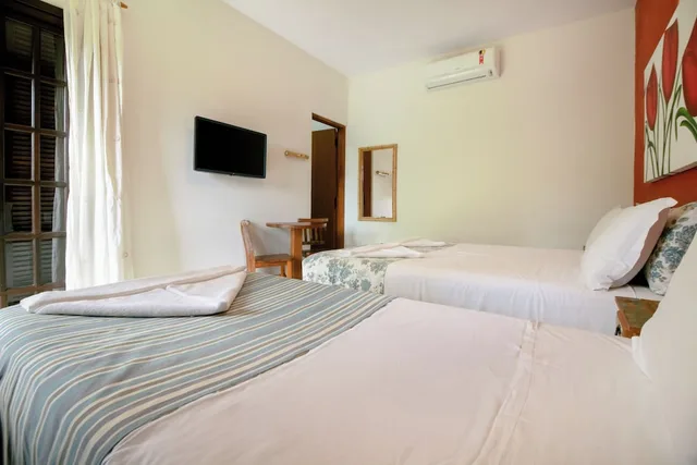 غرفة سوبيريور بسرير كوين وسرير فردي، Velinn Pousada Catamara Brasil 7/10