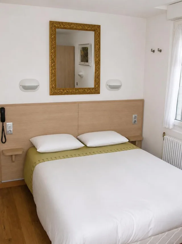 غرفة بسرير مزدوج، Hotel Darcet Paris 2/3