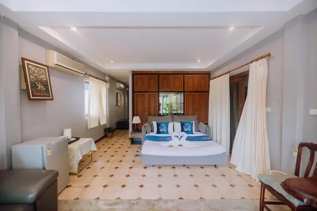 غرفة عائلية رباعية بسريرين منفصلين، Monaburi Boutique Resort 4/6