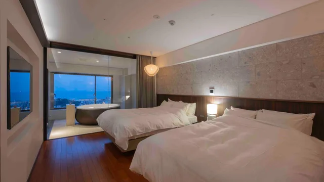 Suite, Triple, Ocean View, Night View، Kannawa Onsen Hotel Sansuikan 1/1