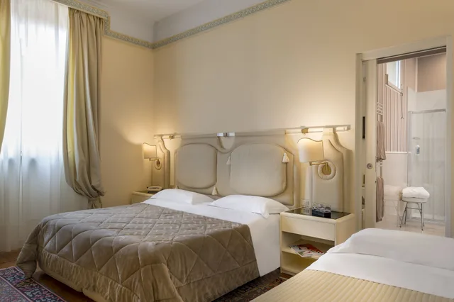 غرفة ثلاثية بثلاثة أسرّة، Grand Hotel Tettuccio 1/4