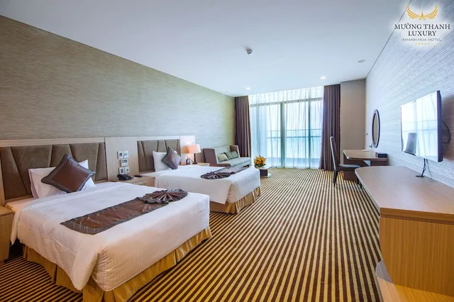 غرفة عائلية ثلاثية بسرير كينج وسرير فردي، Muong Thanh Luxury Khanh Hoa Hotel 5/9