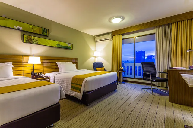 غرفة ديلوكس بسرير مزدوج، Maple Hotel 5/8