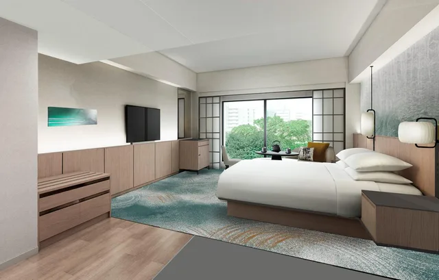 Guest Room, Premium, Deluxe, Suite, King Bed, Sheraton Miyako Hotel Tokyo 2/8