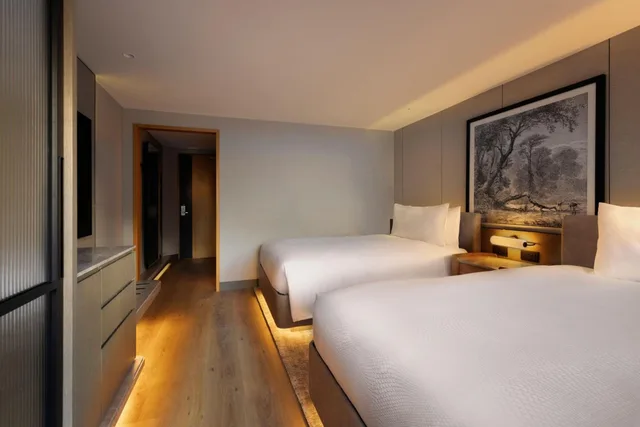 غرفة تنفيذية بسرير مزدوج في طابق مرتفع، JW Marriott Auckland 4/7