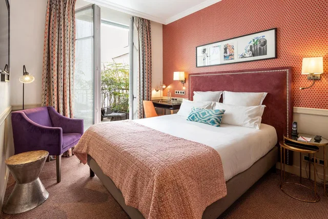 غرفة كلاسيكية بسرير كينج، Hotel Adele & Jules 2/4