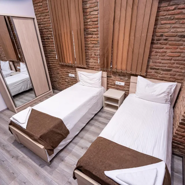 غرفة اقتصادية بسرير مزدوج أو سريرين منفصلين، Tiflis Hotel 5/9