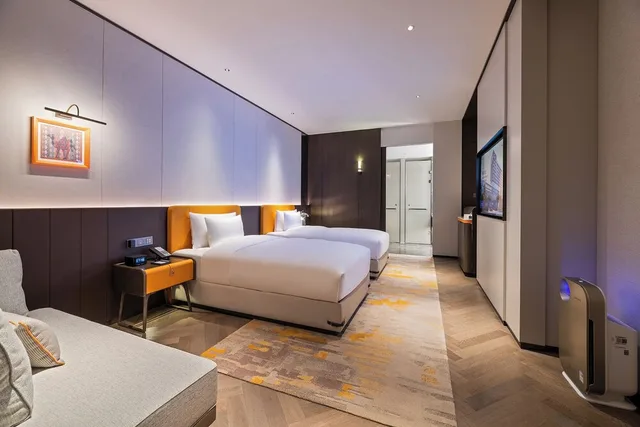 غرفة ديلوكس بسريرين منفصلين، Novotel Xian Xixian 3/9