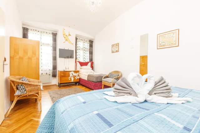 شقة عائلية بسرير مزدوج بغرفة نوم واحدة بمطبخ لذوي الإعاقة، Prague Siesta Apartments 5/10