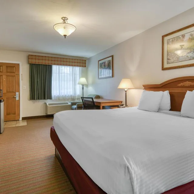 غرفة بسرير كينج بحوض استحمام لذوي الإعاقة، SureStay Hotel By Best Western Leesville 1/3