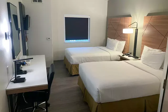 غرفة بسريرين كوين، Quality Inn Yuba City/Marysville, CA 3/4