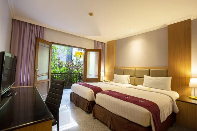 Deluxe, Double or Twin Bed, Pool Access، Famous Hotel Kuta (ex Permata Kuta Hotel by Prasanthi) 7/10