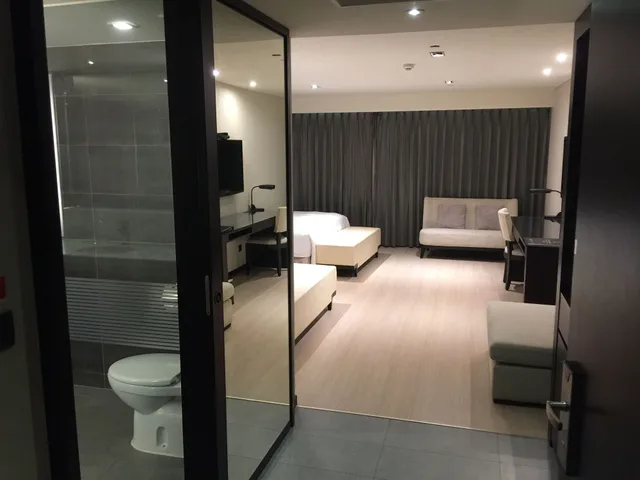 غرفة ديلوكس رباعية بسريرين مزدوجين، Talmud Hotel Kaohsiung Loveriver 3/4