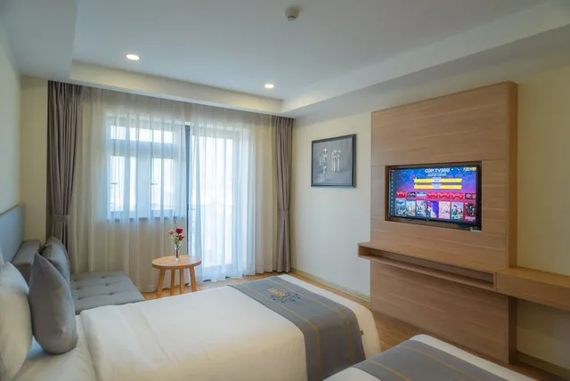 غرفة ديلوكس بسريرين منفصلين بإطلالة على المدينة، Orbit Hotel 3/5