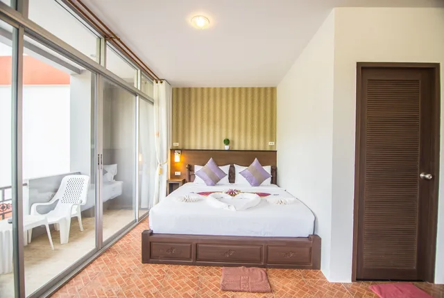 غرفة سوبيريور بسرير مزدوج بإطلالة على الجبل، Lanta Nice Beach House 2/4