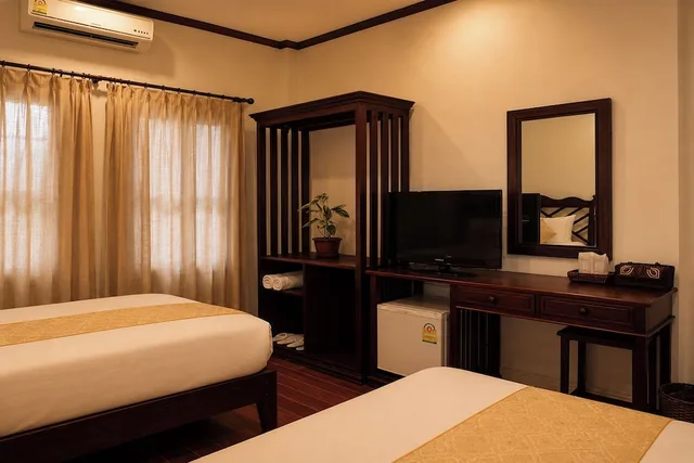 غرفة ديلوكس بسريرين منفصلين، Luang Prabang Legend Hotel 8/10