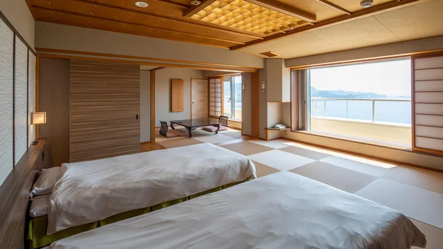 Adjoining, Renovated, Beach View, Ocean View, Aoi Kan، Kisyu Shirahama Onsen Musashi 1/1