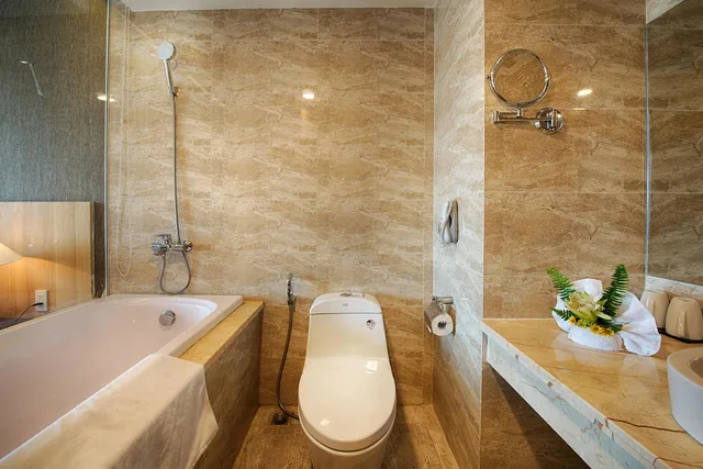 غرفة ديلوكس بسريرين منفصلين بإطلالة على المدينة، Muong Thanh Holiday Hoi An Hotel 6/8