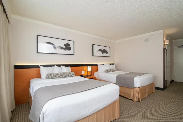 غرفة بسريرين مزدوجين، Miyako Hotel Los Angeles 4/5
