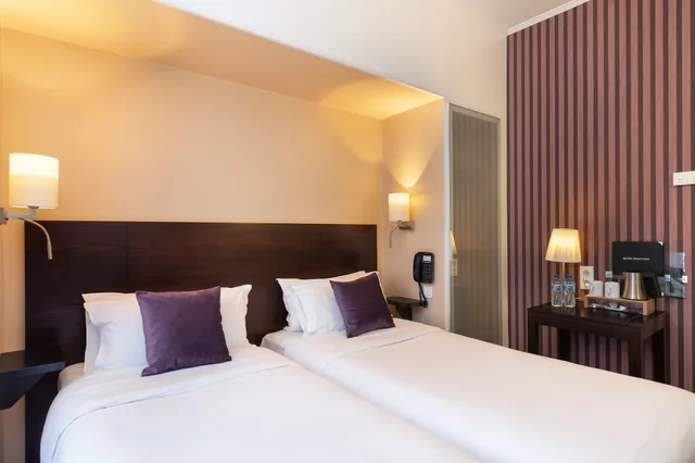 غرفة سوبيريور بسريرين منفصلين أو سرير مزدوج، Hotel Florence Nice 8/10