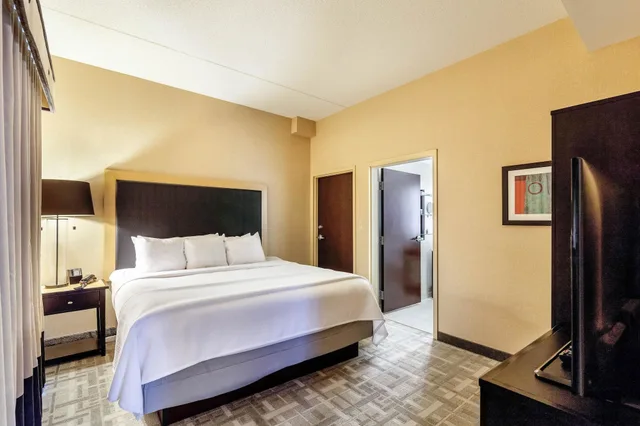 جناح بسرير كينج بإطلالة على المدينة بغرفة نوم واحدة مع أريكة، Cambria Hotel Pittsburgh - Downtown 5/10