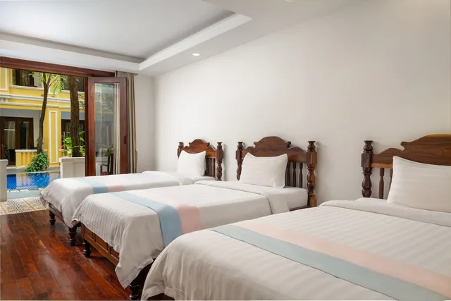 غرفة ديلوكس ثلاثية بثلاثة أسرّة، La Residence WatBo Hotel 6/10