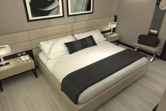 غرفة بسرير مزدوج بإطلالة على البحر، Ego Hotel 1/10
