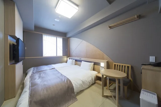 Japanese, Twin Beds, Dormy Inn Tokyo Hatchobori 4/9