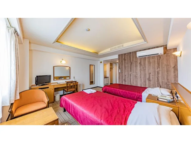 غرفة مفردة بسريرين منفصلين، Okinawa Hotel 1/1