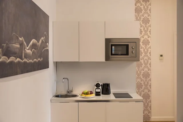 شقة كومفورت بسرير كوين بشرفة بغرفة نوم واحدة مع أريكة، Amazing Piazza Venezia Suites 4/4