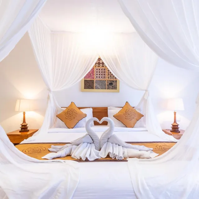 غرفة سوبيريور بسرير مزدوج، Villa Sonia Bisma (Ex Indira Cottage) 10/10