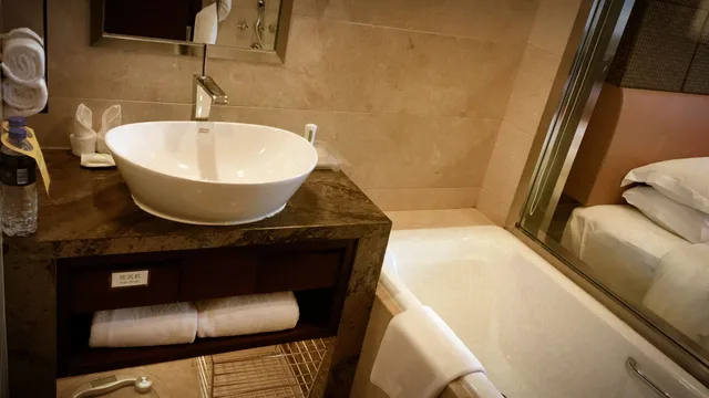 غرفة قياسية بسريرين منفصلين في طابق مرتفع، Holiday Inn Xian Big Goose Pagoda 7/10