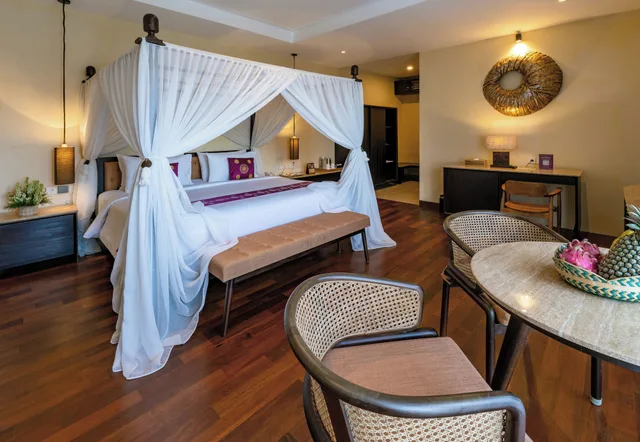 جناح استوديو بسرير كينج بإطلالة على المسبح في الطابق الأرضي، Bali Sunshine Inn Nusa Dua 7/10
