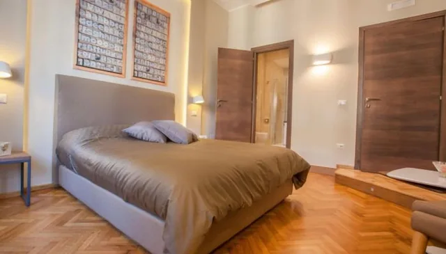 غرفة سوبيريور بسرير مزدوج وسرير فردي بغرفة نوم واحدة، B B Palazzo Depretis 3/4
