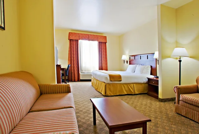 جناح بسرير كينج مع أريكة، Holiday Inn Express Suites Levelland 2/2