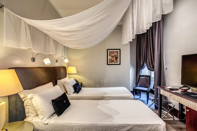 غرفة بسريرين منفصلين، Hotel Giuggioli 1/8