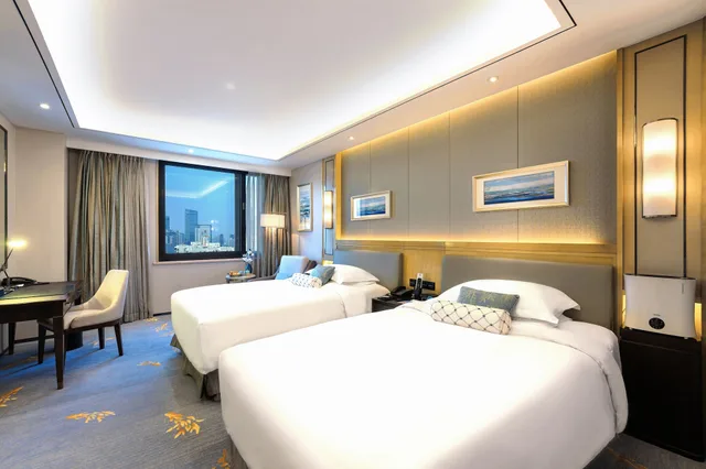 غرفة ديلوكس بسريرين منفصلين، YUN ZEN Jinling World Trade Plaza Hotel 2/2