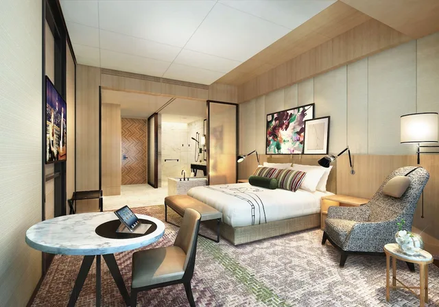 غرفة تنفيذية مع دخول الصالة، Radisson Hangzhou Qianjiang 3/4