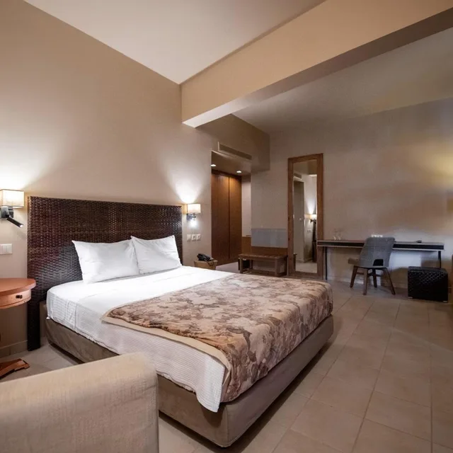 جناح بانورامي بإطلالة على البحر، Aegeon Beach Hotel 1/6